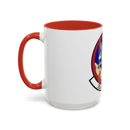22d Airlift Squadron (U.S. Air Force) Accent Coffee Mug
