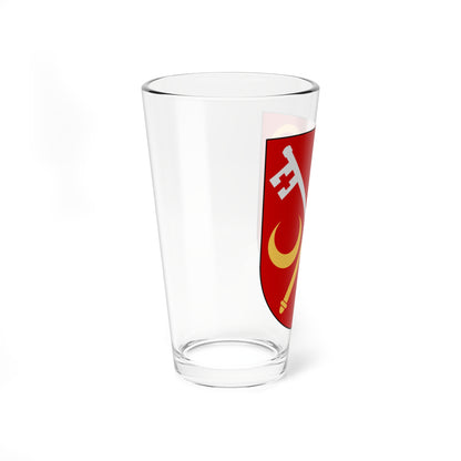 Ödeshögs kyrkliga samfällighet vapen (Sweden) (Coat of Arms) Pint Glass 16oz