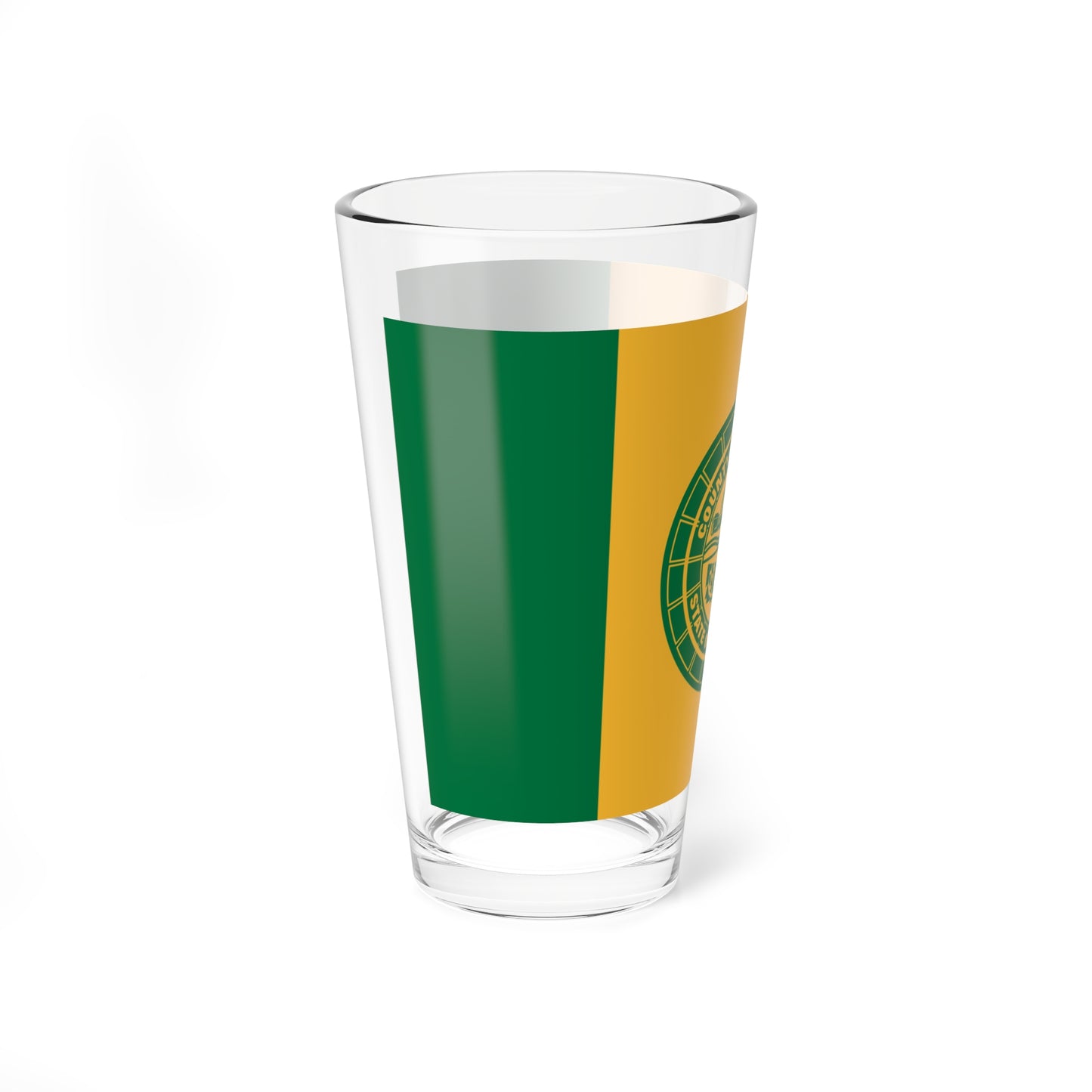 Flag of Monroe County New York (United States) Pint Glass 16oz