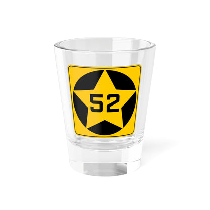 MN-52 1920 (Minnesota) (Road Sign) Shot Glass 1.5oz