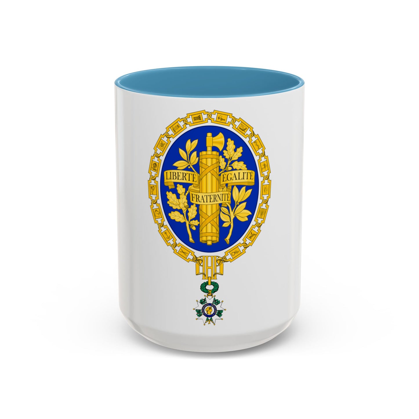 Coat of arms of the French Republic - Accent Coffee Mug