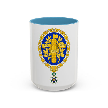 Coat of arms of the French Republic - Accent Coffee Mug