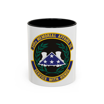 349th Memorial Affairs Squadron (U.S. Air Force) Accent Coffee Mug