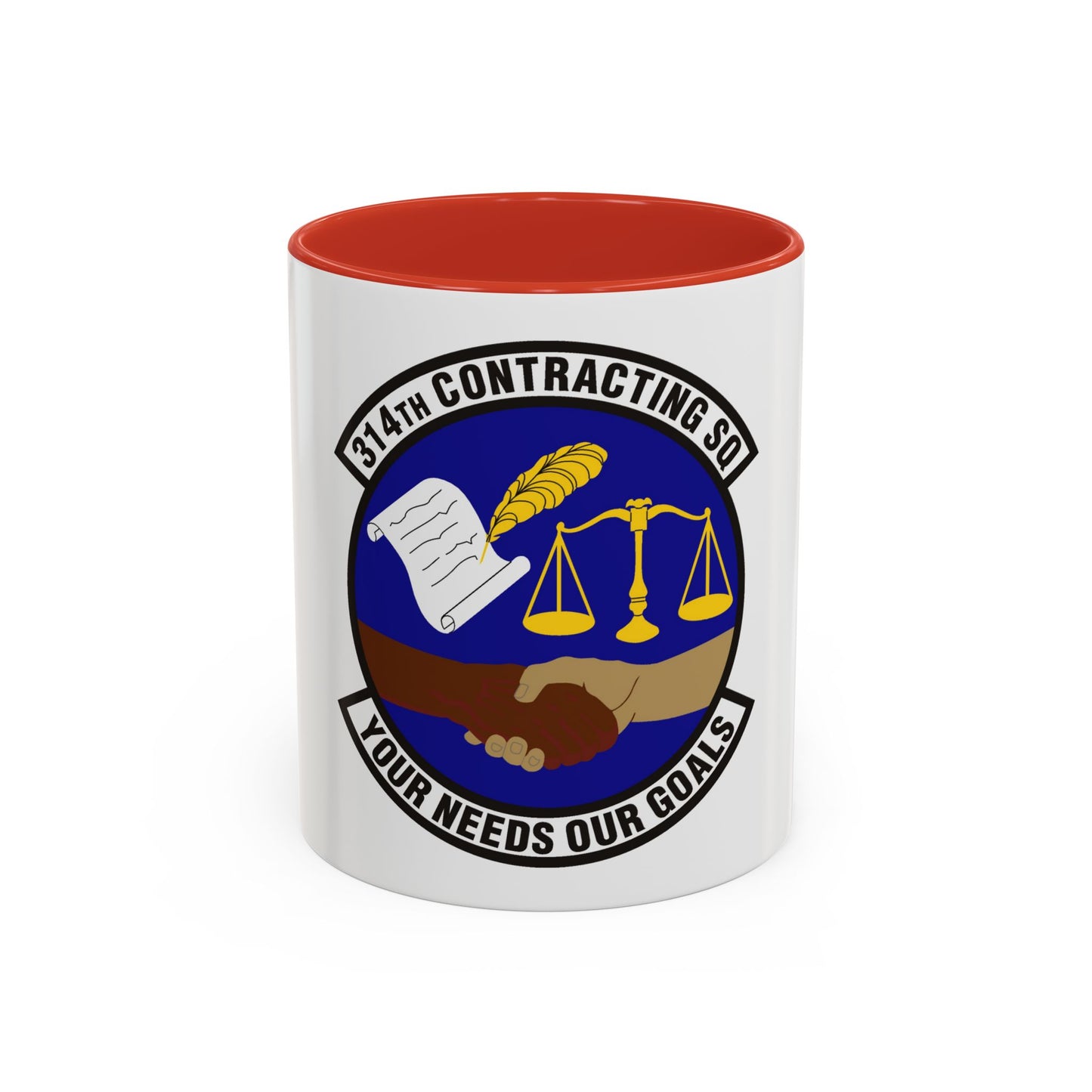 314th Contracting Squadron (U.S. Air Force) Accent Coffee Mug