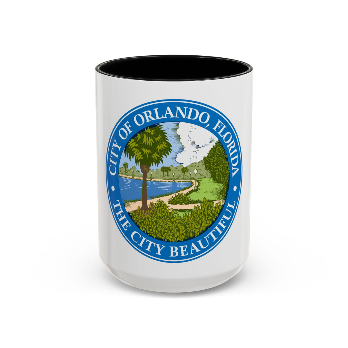 Seal of Orlando Florida - Accent Coffee Mug
