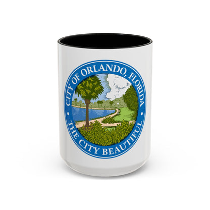 Seal of Orlando Florida - Accent Coffee Mug