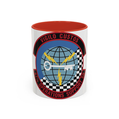 67th Operations Support Squadron (U.S. Air Force) Accent Coffee Mug