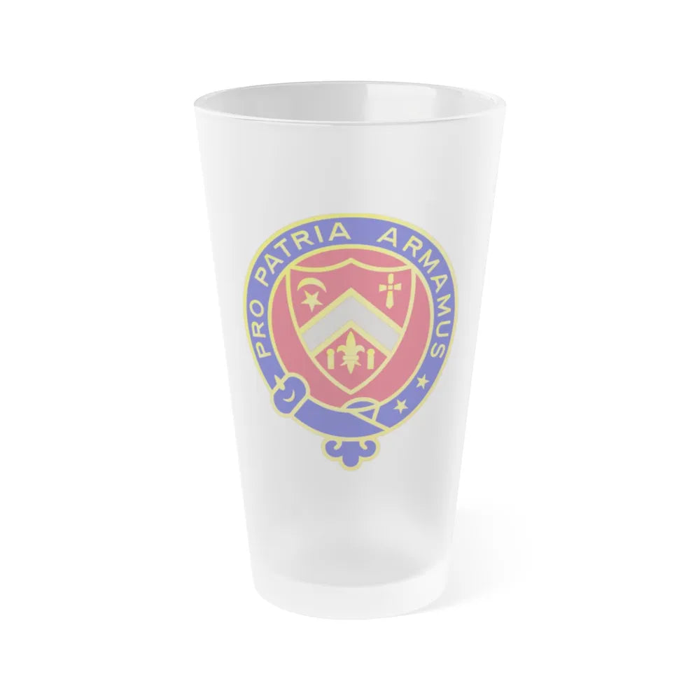 245th Artillery Regiment (U.S. Army) Frosted Pint Glass 16oz-Go Mug Yourself