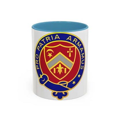 245th Artillery Regiment (U.S. Army) Accent Coffee Mug 11oz Light Blue - Go Mug Yourself