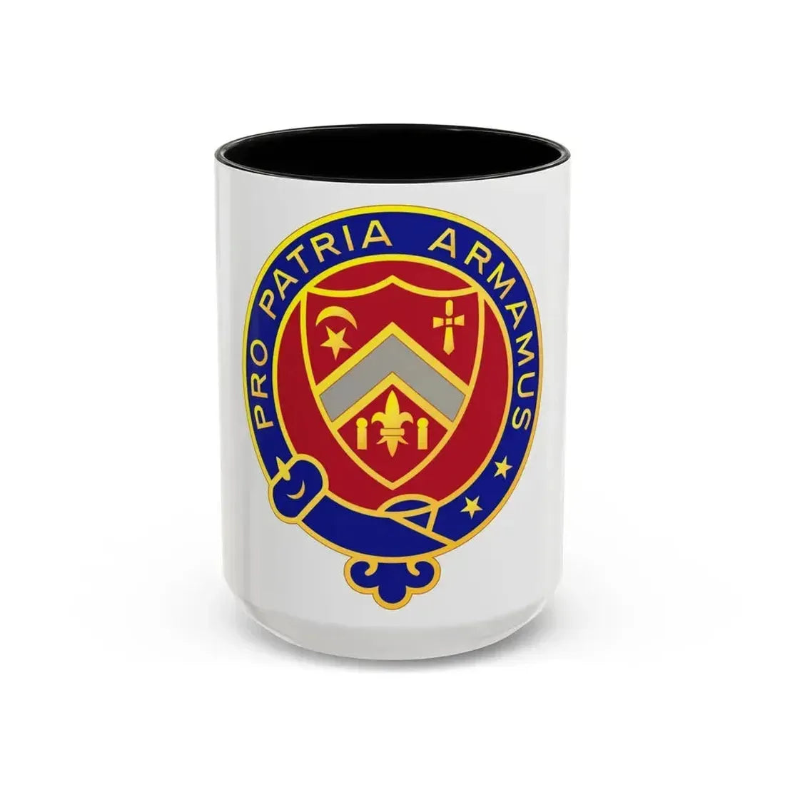 245th Artillery Regiment (U.S. Army) Accent Coffee Mug 15oz Black - Go Mug Yourself