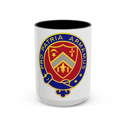 245th Artillery Regiment (U.S. Army) Accent Coffee Mug 15oz Black - Go Mug Yourself