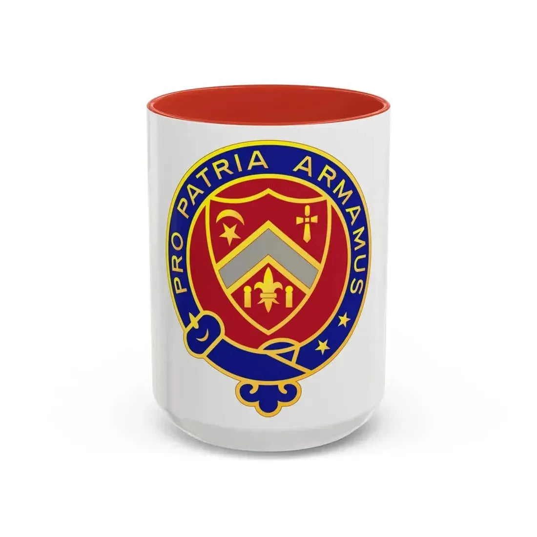 245th Artillery Regiment (U.S. Army) Accent Coffee Mug 15oz Red - Go Mug Yourself
