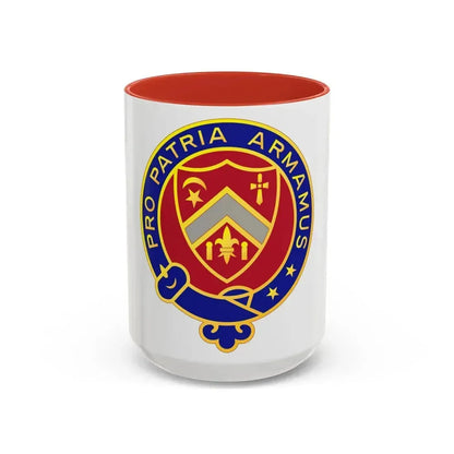 245th Artillery Regiment (U.S. Army) Accent Coffee Mug 15oz Red - Go Mug Yourself
