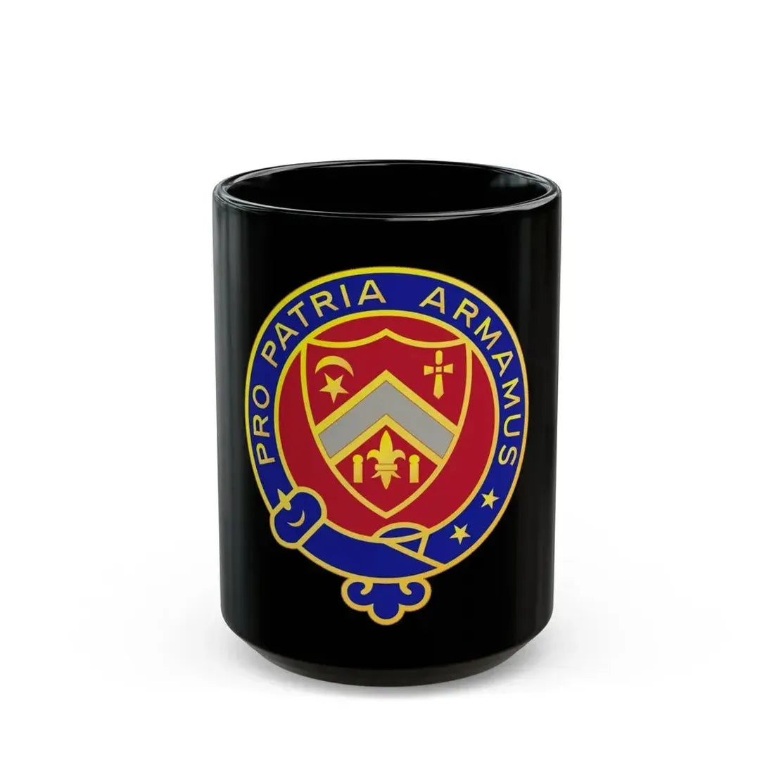 245th Artillery Regiment (U.S. Army) Black Coffee Mug 15oz - Go Mug Yourself