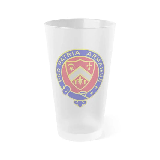 245th Artillery Regiment (U.S. Army) Frosted Pint Glass 16oz Default Title - Go Mug Yourself