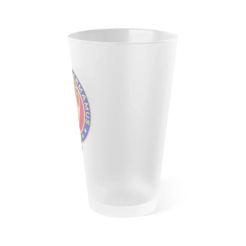 245th Artillery Regiment (U.S. Army) Frosted Pint Glass 16oz - Go Mug Yourself