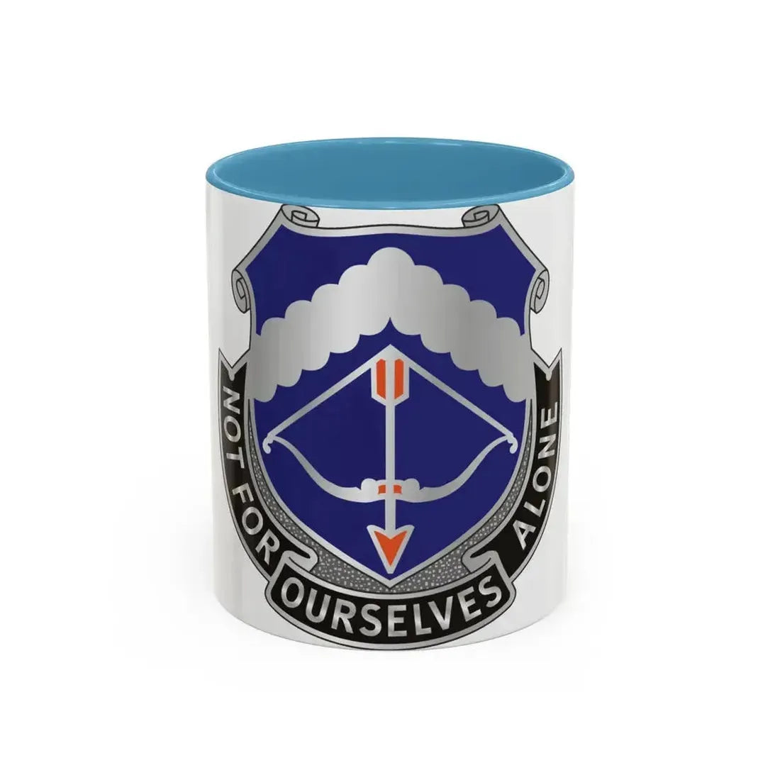 245th Aviation Regiment (U.S. Army) Accent Coffee Mug 11oz Light Blue - Go Mug Yourself