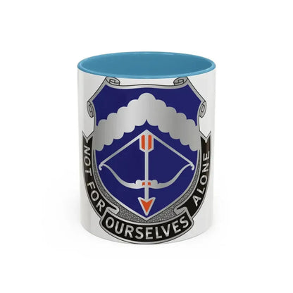 245th Aviation Regiment (U.S. Army) Accent Coffee Mug 11oz Light Blue - Go Mug Yourself