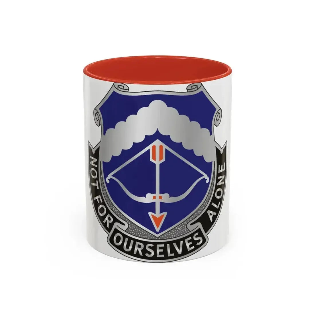 245th Aviation Regiment (U.S. Army) Accent Coffee Mug 11oz Red - Go Mug Yourself