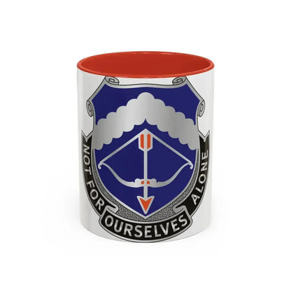 245th Aviation Regiment (U.S. Army) Accent Coffee Mug 11oz Red - Go Mug Yourself