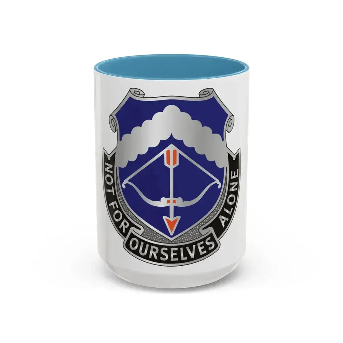 245th Aviation Regiment (U.S. Army) Accent Coffee Mug 15oz Light Blue - Go Mug Yourself