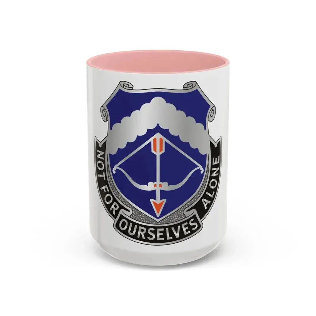 245th Aviation Regiment (U.S. Army) Accent Coffee Mug 15oz Pink - Go Mug Yourself