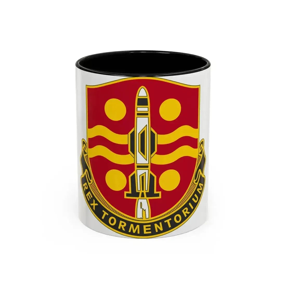 246 Field Artillery Battalion (U.S. Army) Accent Coffee Mug 11oz Black - Go Mug Yourself