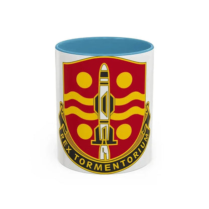 246 Field Artillery Battalion (U.S. Army) Accent Coffee Mug 11oz Light Blue - Go Mug Yourself