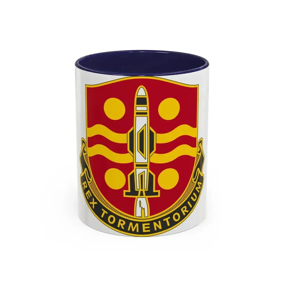 246 Field Artillery Battalion (U.S. Army) Accent Coffee Mug 11oz Navy - Go Mug Yourself