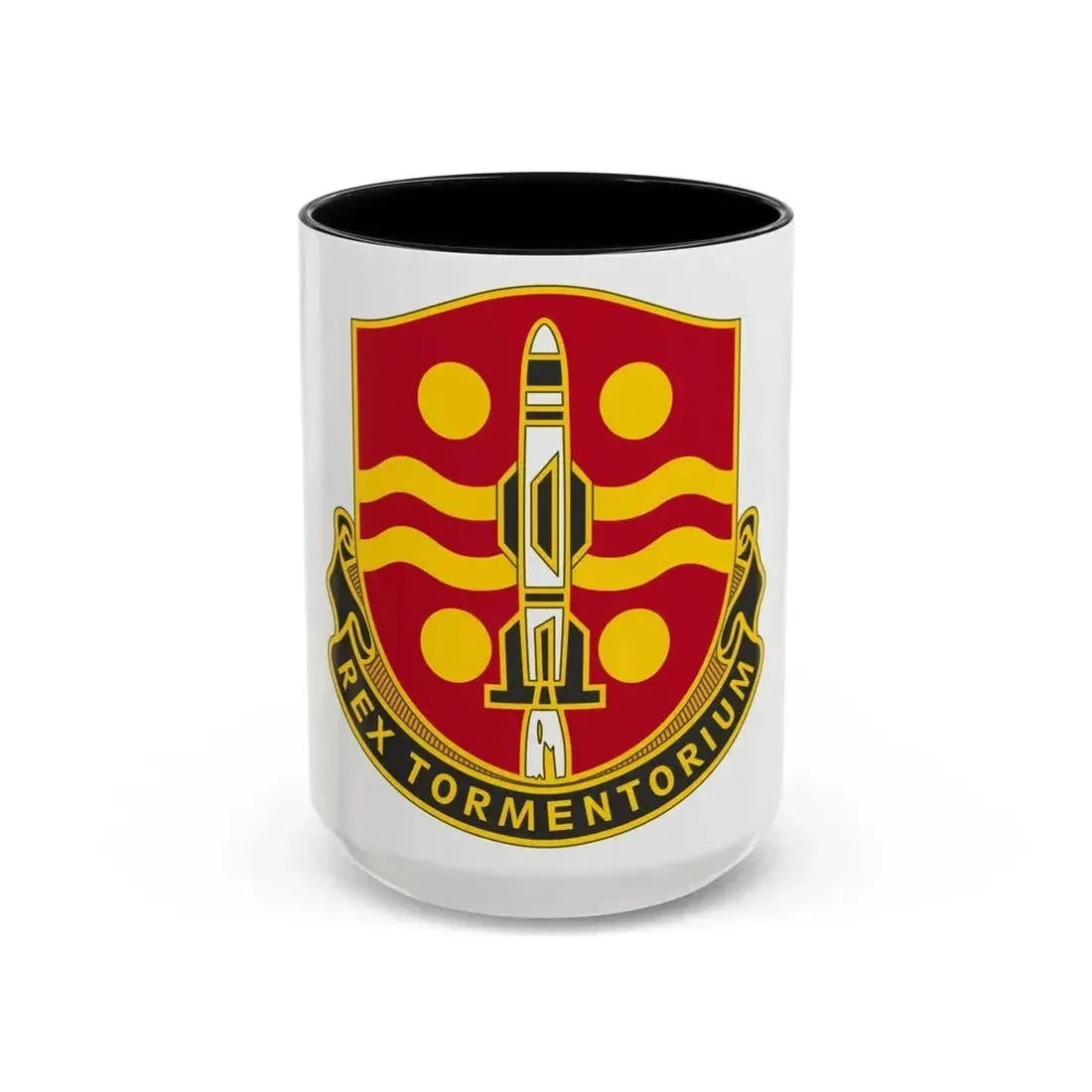 246 Field Artillery Battalion (U.S. Army) Accent Coffee Mug 15oz Black - Go Mug Yourself