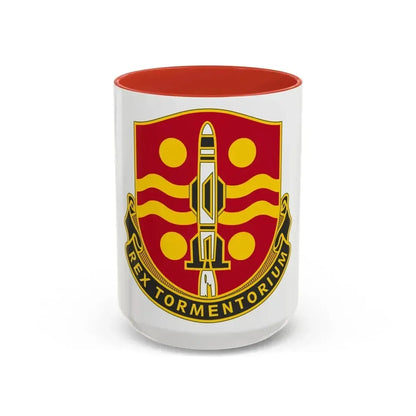 246 Field Artillery Battalion (U.S. Army) Accent Coffee Mug 15oz Red - Go Mug Yourself