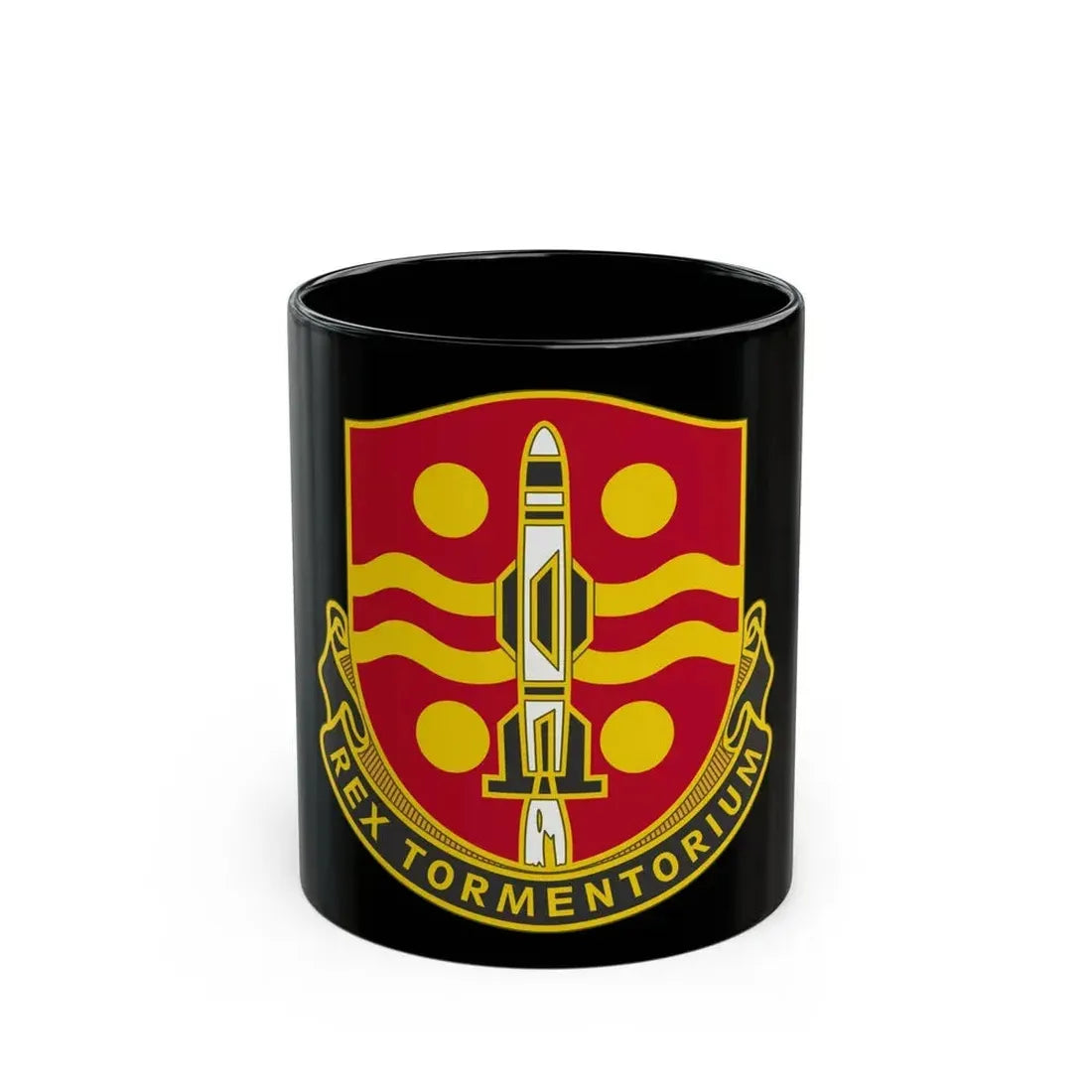 246 Field Artillery Battalion (U.S. Army) Black Coffee Mug - Go Mug Yourself