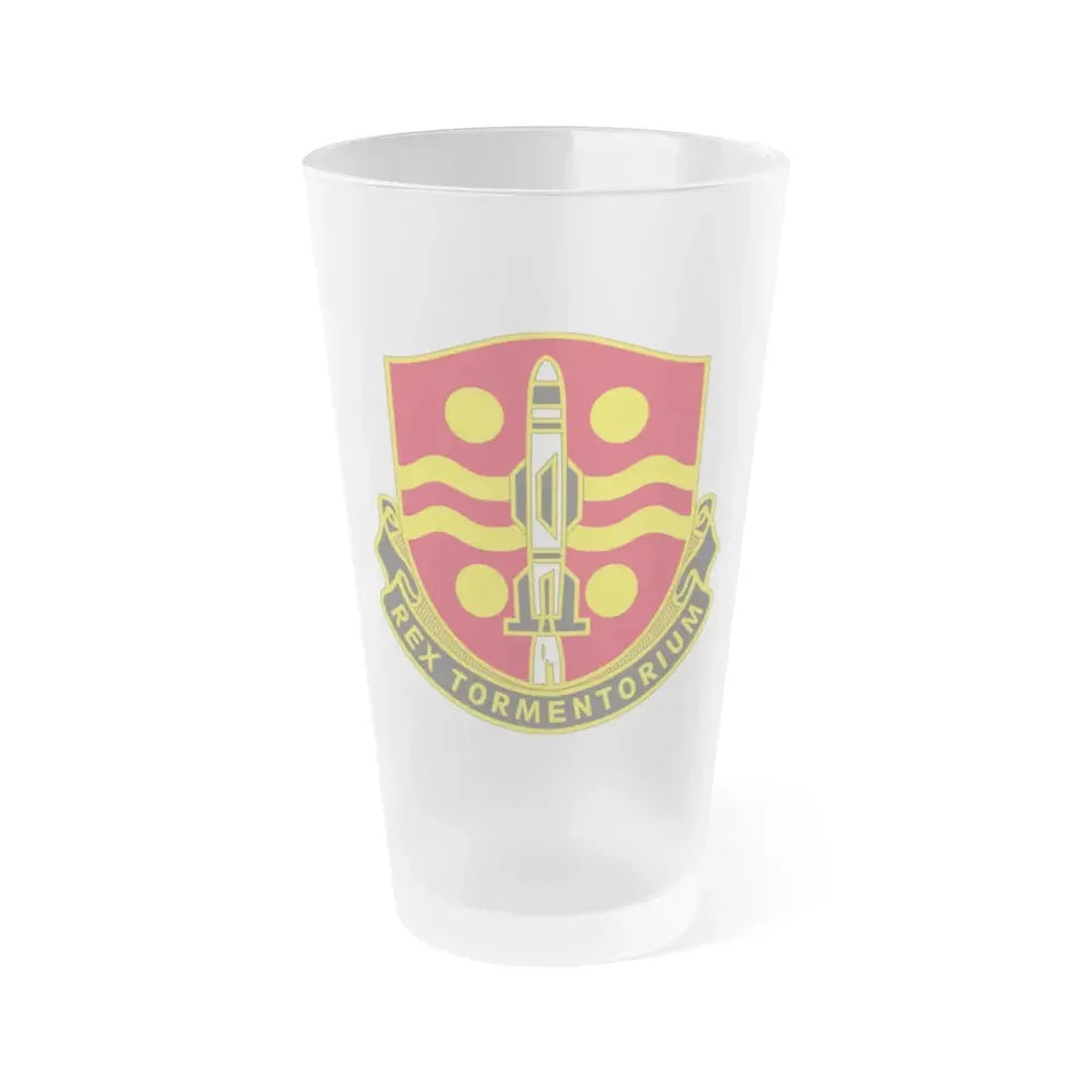 246 Field Artillery Battalion (U.S. Army) Frosted Pint Glass 16oz Default Title - Go Mug Yourself