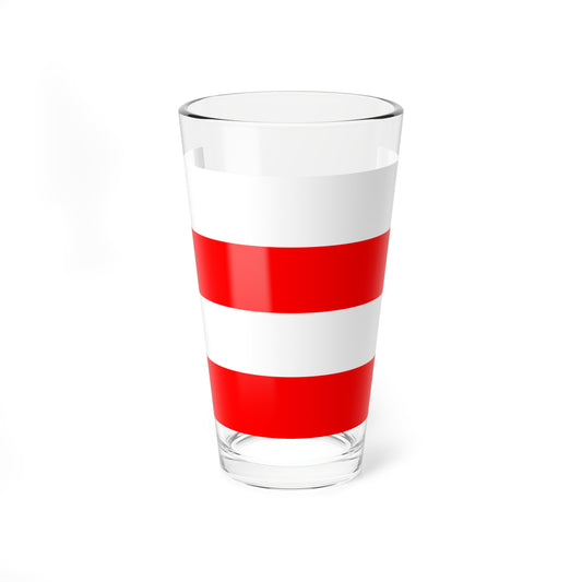 Flag of Fort-Mardyck (France) Pint Glass 16oz