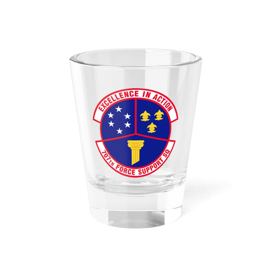 707 Force Support Squadron AFISRA (U.S. Air Force) Shot Glass 1.5oz