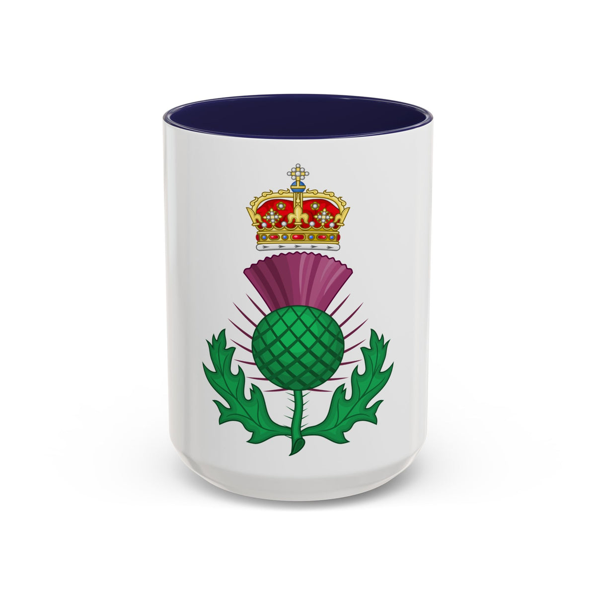 Thistle Royal Badge of Scotland - Accent Coffee Mug