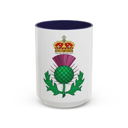 Thistle Royal Badge of Scotland - Accent Coffee Mug