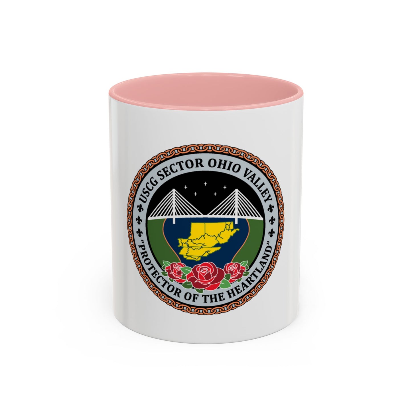 USCG SECTOR OHIO VALLEY (U.S. Coast Guard) Accent Coffee Mug
