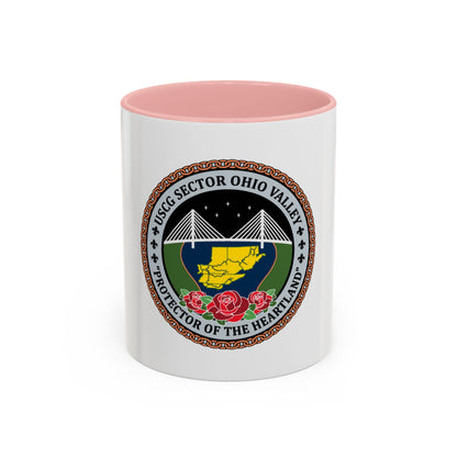 USCG SECTOR OHIO VALLEY (U.S. Coast Guard) Accent Coffee Mug