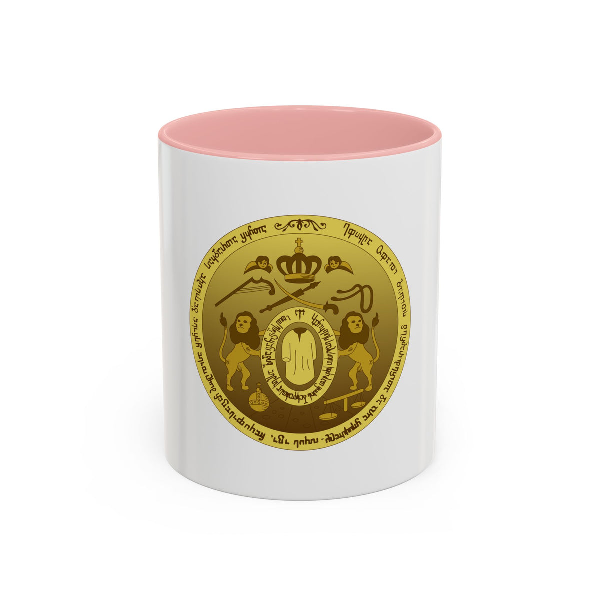 Coat of arms of Kingdom of Kartli-Kakheti - Accent Coffee Mug