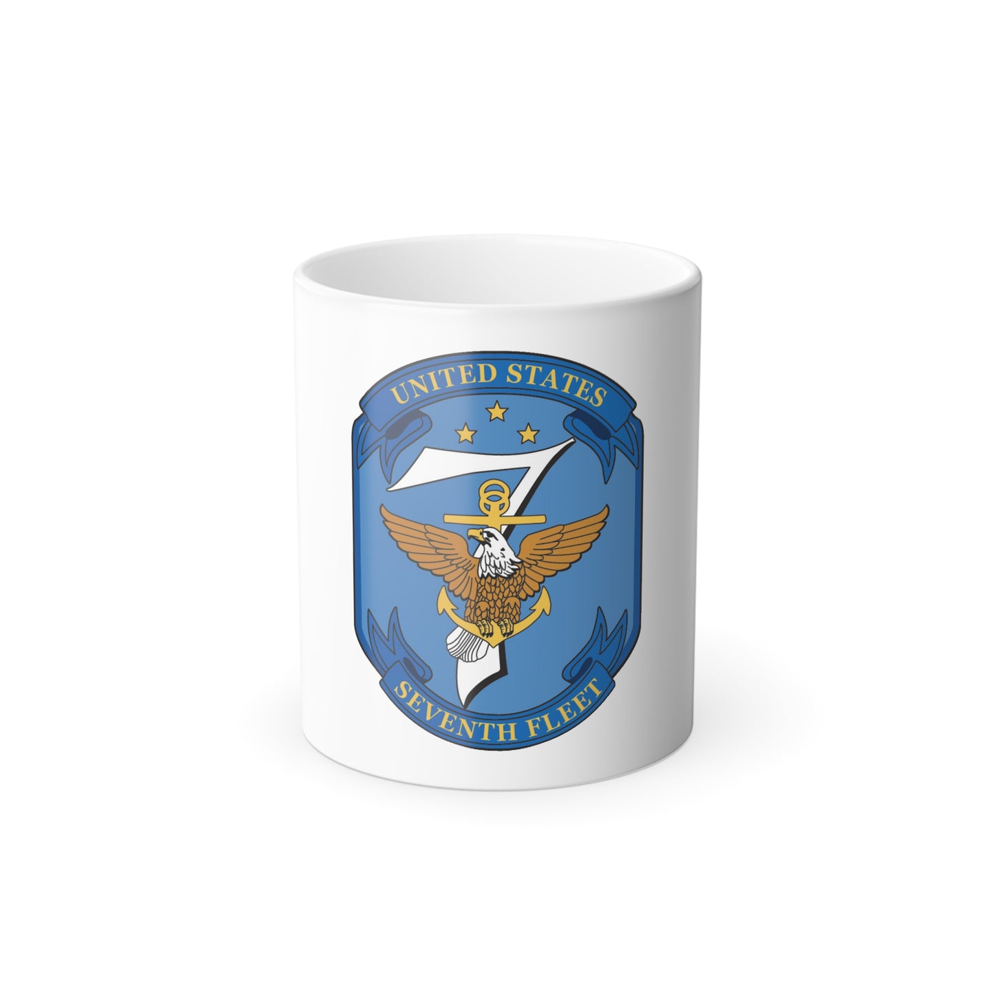 USS Blue Ridge Seventh Fleet (U.S. Navy) Color Changing Mug 11oz