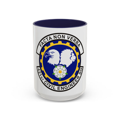421st Civil Engineer Squadron (U.S. Air Force) Accent Coffee Mug