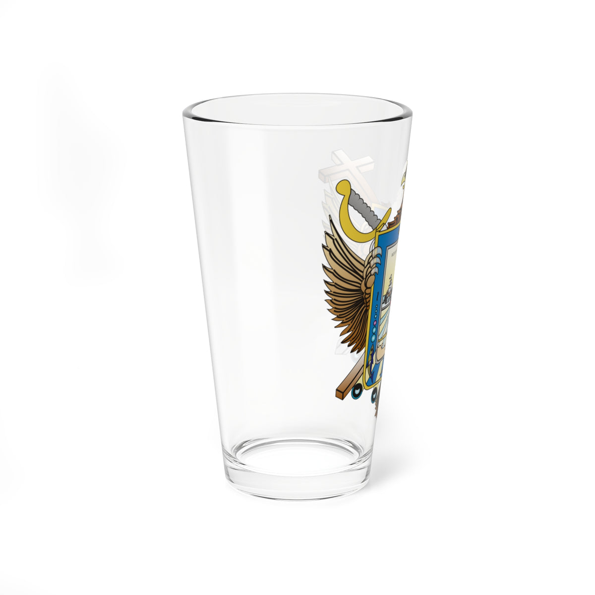 LAPAZBCSESCUDO (Mexico) (Coat of Arms) Pint Glass 16oz