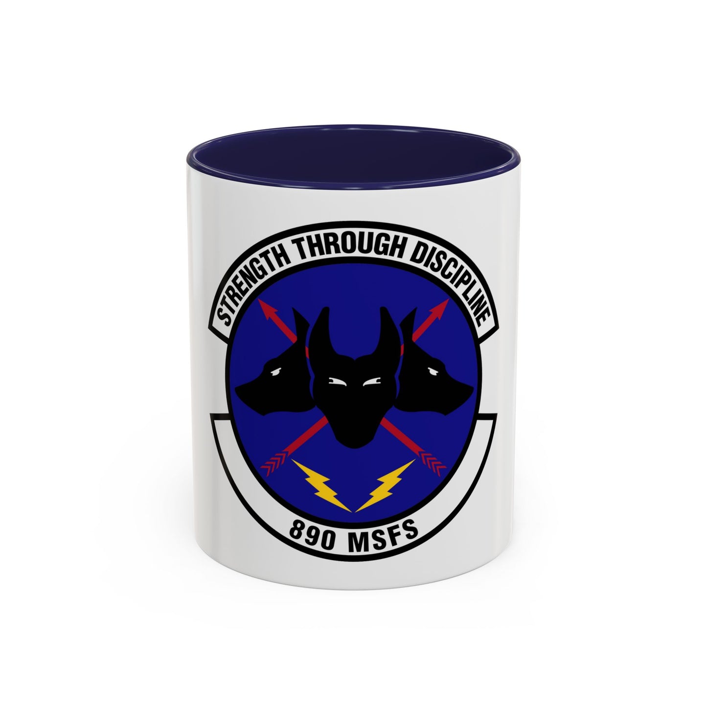 890 Missile Security Forces Squadron AFGSC (U.S. Air Force) Accent Coffee Mug