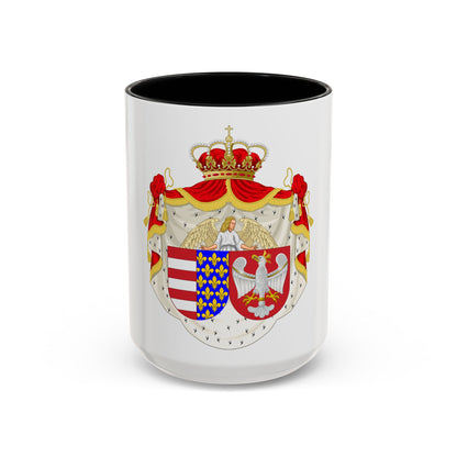 Coat of arms of Jadwiga of Poland - Accent Coffee Mug