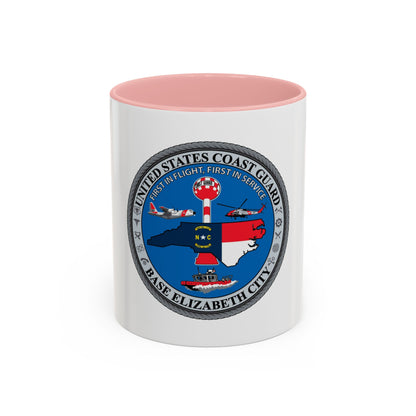 USCGC Base Elizabeth City (U.S. Coast Guard) Accent Coffee Mug