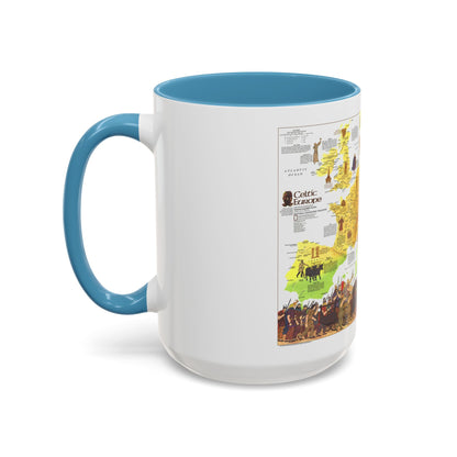 Europe - Celtic (1977) (Map) Accent Coffee Mug