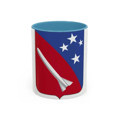 247 Field Artillery Missile Battalion 2 (U.S. Army) Accent Coffee Mug 11oz Light Blue - Go Mug Yourself