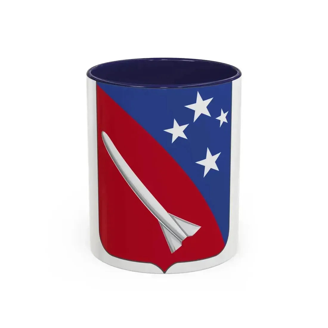 247 Field Artillery Missile Battalion 2 (U.S. Army) Accent Coffee Mug 11oz Navy - Go Mug Yourself