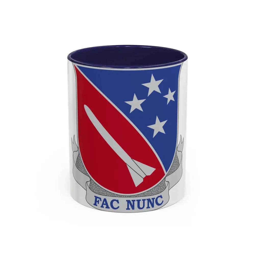 247 Field Artillery Missile Battalion (U.S. Army) Accent Coffee Mug 11oz Navy - Go Mug Yourself